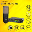 COMBO P420 + MOTU M2